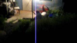 drunk woman trying to walk to her door