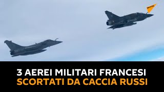 Mar Nero, 3 aerei militari francesi scortati da caccia russi