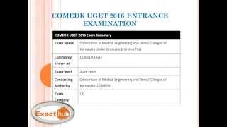 COMEDK UGET Entrance Exam