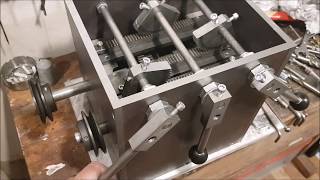 Homemade Lathe Headstock EXTERNAL Gearbox