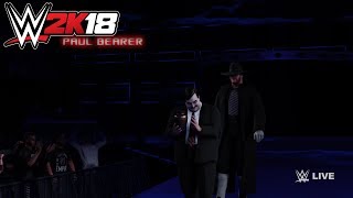 WWE 2K18 - Paul Bearer Returns with The Undertaker (Entrance)