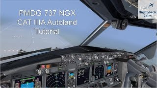 PMDG 737 NGX - REAL BOEING PILOT - CAT III ILS Autoland Tutorial