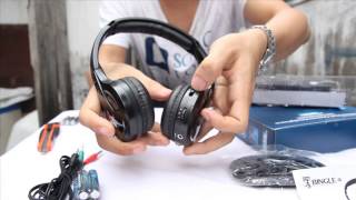 Mở hộp tai nghe Bingle B616 Wireless chính hãng tại Songlongmedia.com