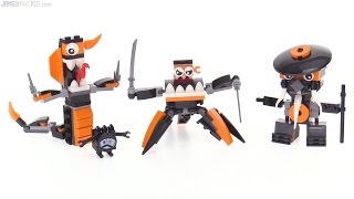 LEGO Mixels series 9 Nindjas reviewed! Cobrax, Spinza & Mysto