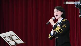 自衛隊「歌姫」豪雨被災地で熱唱（2019/3/14）