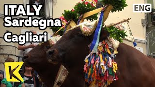 【K】Italy Travel-Sardinia[이탈리아 여행-사르데냐]칼리아리, 에페시오 축제/Cagliari/Bull/patron saint/Firework/Efisio