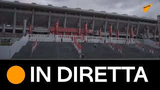 #Tokyo 2020, situazione all’esterno dello stadio durante la partita di calcio maschile
