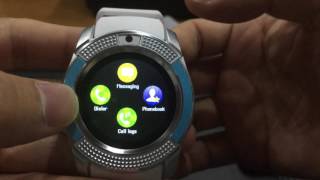 2017 NEW V8 Smart Watch support Sim TF Card  for IOS Android PK GT08 DZ09