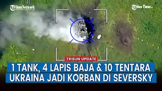 4 Kendaraan Lapis Baja dan 10 Prajurit Ukraina Jadi Korban Ganasnya Serangan Rusia
