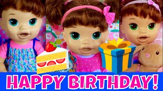 ?Snackin' Sara's Birthday! ?Baby Alive Doll Dress Up! ?DIY Build-A-Bear Bunny Toy!?