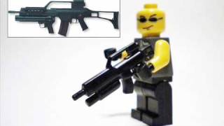 BrickArms Modern Combat Pack Photo Review, Commentary & Real Steel Comparisons
