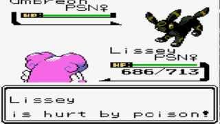Pokemon Gold / Silver Wifi Battle #1 vs Ritchie -  Dat Mean Umbreon -_-