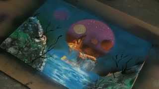 Картина краской из баллончика Picture of spray paint. Oleg Shass. 2