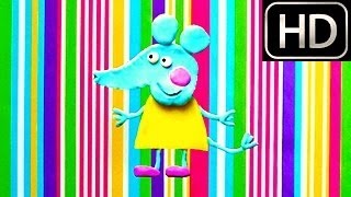 Peppa Pig How to Make Emily Elephant with Play Doy easy educative HD