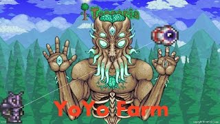 Terraria - YoYo Farm for the Moon Lord - Expert Mode, No Cheese