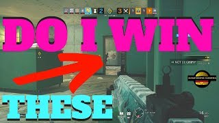 1 V 5 BLACK ICE BANDIT ACE CLUTCH! - Rainbow Six Siege : Ranked
