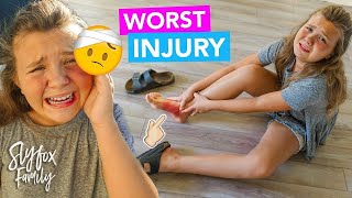 10 YEAR OLD WORST HOME INJURY!! ? | Slyfox Family