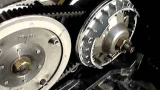 Работа вариатора на CF625-X6 EFI