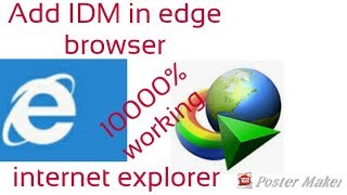 How to add idm extension to microsoft edge browser?