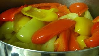 Как приготовить перец ( болгарский ) маринованный. | How to cook pepper (bell) marinated.