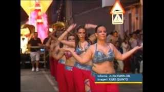 Brillante y colorido desfile de moros y cristianos en Rafal