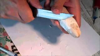 Lure making tutorial: how to use plastic putty to make gills on lures