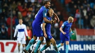 ЛЮКСЕМБУРГ - НИДЕРЛАНДЫ  1 : 3  ГОЛ АРЬЕН РОББЕН И ДУБЛЬ МЕМФИС ДЕПАЙ