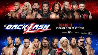 WWE Backlash PPV Predictions (WWE 2K18)