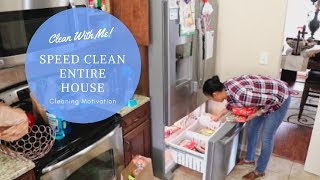 Clean With Me| Speed Clean Entire House| Cleaning Motivation