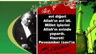 ATATÜRK`ÜN  Balikesir zanos camisinden  Hutbesi, Halka hitabesi