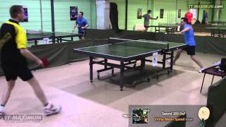 YINHE Moon Speed - подрезка справа, FH chopping on SPINLORD Ultra Carbon Def and SWORD 309