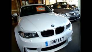 BMW 1M in london car showroom