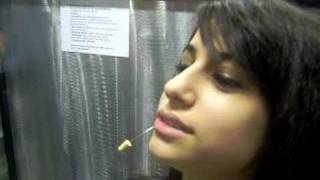 Lip piercing