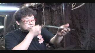源泉正　包丁の研ぎ方(作り方)　堺　松尾刃物　houtyou　kitchenknife　room335