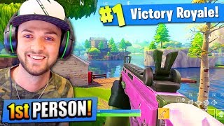 FIRST PERSON in Fortnite: Battle Royale! (PREVIEW)