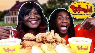 BOJANGLES TAILGATE FAMILY MEAL | MUKBANG | CRISPY CHICKEN | 먹방