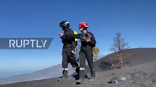 Spain: Experts take samples from Cumbre Vieja crater after end of eruption