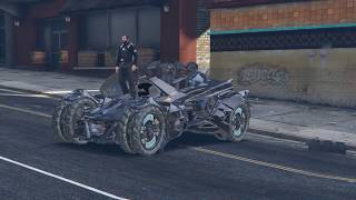 GTA V Pc Mods - Batman Arkham Knight Batmobile mod