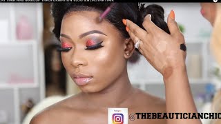 CLIENT HAIR AND MAKEUP TRASFORMATION VLOG 9|NEWSTAR HAIR