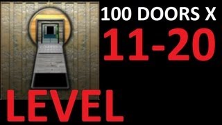100 DOORS X Level 11-20 Door 11 to 20 Walkthrough Solution