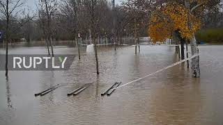 Spain: Zaragoza submerged as Ebro river floods city
