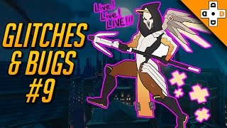 Overwatch Funny Glitches & Bugs #9 - Highlights Montage