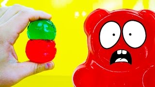 НЕОБЫЧНОЕ ЯЙЦО и ЖЕЛЕЙНЫЙ МЕДВЕДЬ ВАЛЕРА