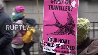UK: Protesters take aim at Nationality and Borders Bill, Boris Johnson in London rally