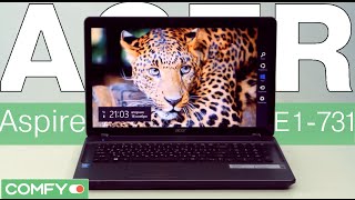 Acer Aspire E1-731-20204G50MNII- бюджетный ноутбук с крупным экраном - Видеодемонстрация от Comfy