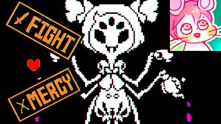 【アンダーテール】マフェット(Muffet)ボス戦(+殺す場合) 【Undertale】