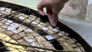 בניית שולחן פסיפס creating a Mosaic Table