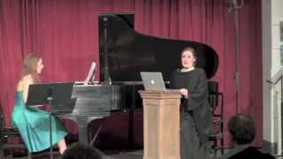 Stockholm Syndrome by Fiona Ryan; Maureen Batt, soprano; Cheryl Duvall, piano