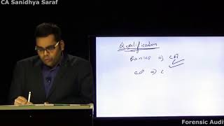 Forensic Audit - New CA Final Syllabus(MUST WATCH)