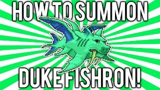 Terraria 1.2.4: How to Summon Duke Fishron! (NEW BOSS!) @demizegg